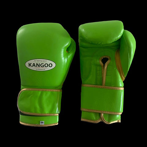 Guanto Premium verde fluo con velcro
