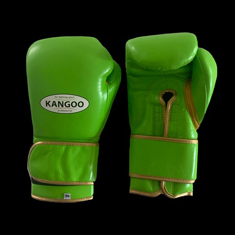 Fluo green Premium glove with Velcro